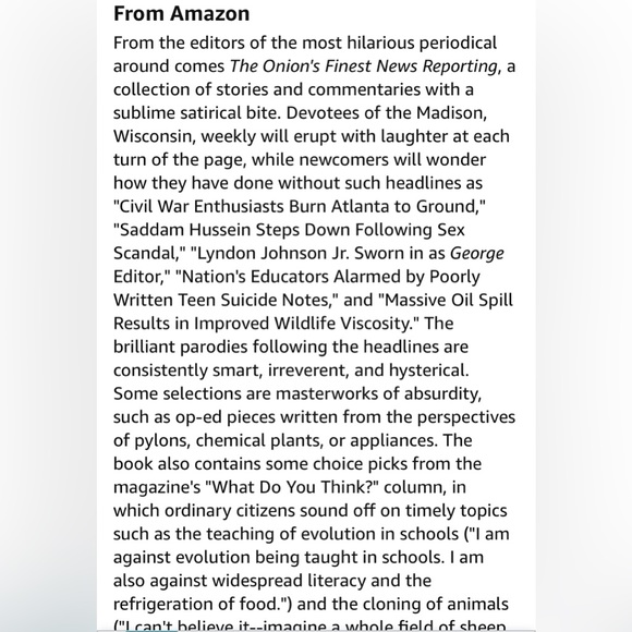 The Onion - Finest News Reporting, Homeland Insecurity and Our Dumb Century - Picture 6 of 13